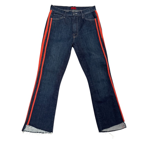 Mother Insider Crop Step Fray Jeans - Speed Racer - Picture 1 of 16